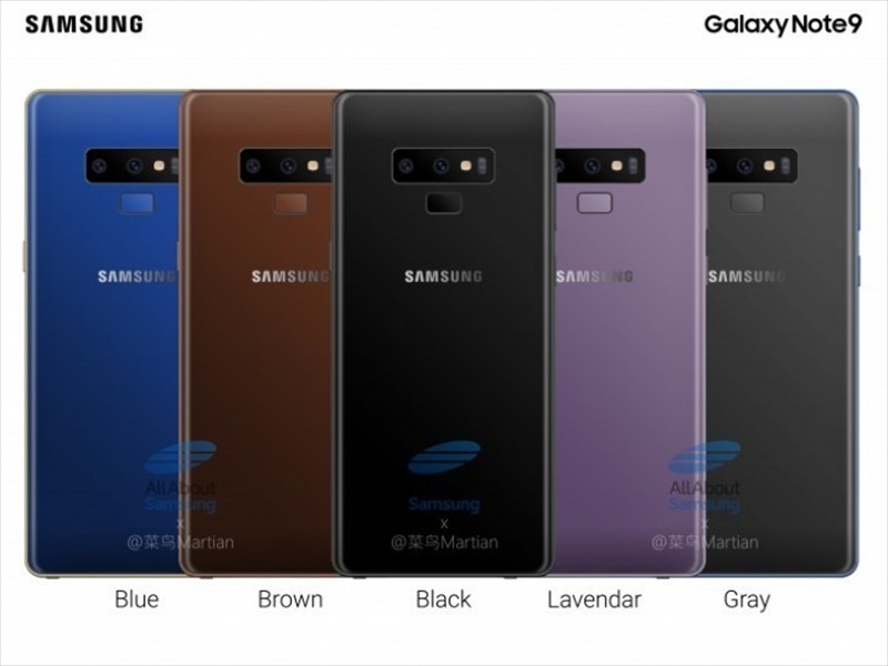 Samsungの GalaxyNote9に関するリーク情報