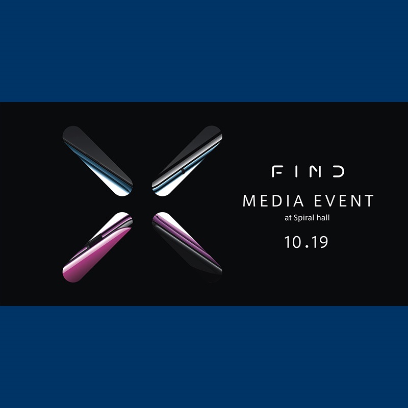 OPPOjapanがFindXを10月19日に製品発表
