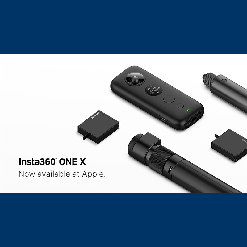 Insta360Xがアップデートし追加機能搭載 | アップルストア限定製品の販売開始